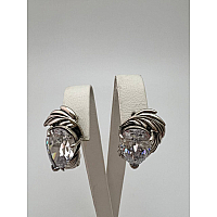 Серебряные серьги Алдан