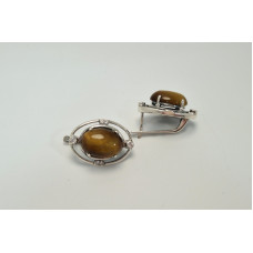 Серебряные серьги Риф