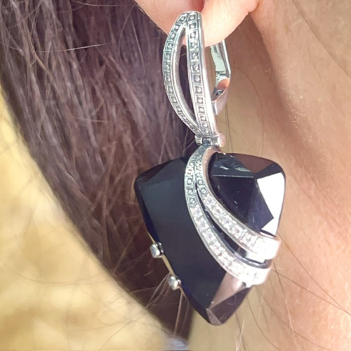 Серебряные серьги Бариня