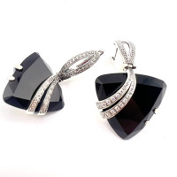 Серебряные серьги Бариня