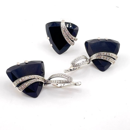 Серебряные серьги Бариня