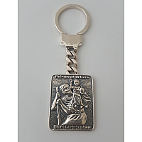 Срібний брелок Христофор