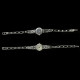 Серебряные женские часы 925 с куб. цирконием (фианитами)