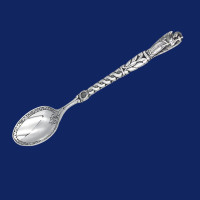 Кофейная серебряная ложка Ангел Хранитель
