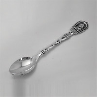 Кофейная серебряная ложка «Божья Матерь Казанская»
