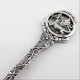 Серебряная кофейная ложка Дракоша 925 проба БРЮС