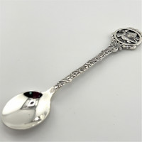 Серебряная кофейная ложка Дракоша 925 проба БРЮС