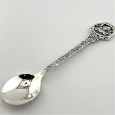 Серебряная кофейная ложка Дракоша 925 проба БРЮС