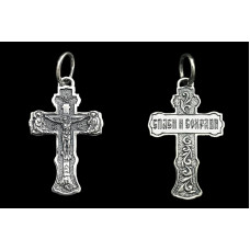 Серебряный крестик 130