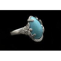 Серебряное кольцо Дульсинея