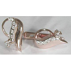 Серебряные серьги Русалочка