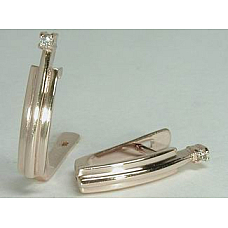 Серебряные серьги Апогей