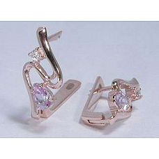 Серебряные серьги Е-1