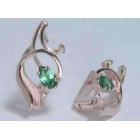 Серебряные серьги Е-2