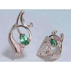 Серебряные серьги Е-2