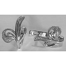 Серебряные серьги Евгения