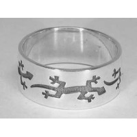 Срібна каблучка Африка