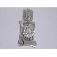 Серебряный кулон Символ Троицы