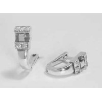 Серебряные серьги А-3