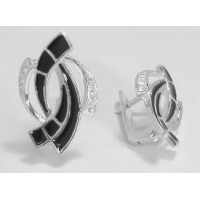 Серебряные серьги Клайпеда
