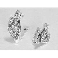 Серебряные серьги Лисичанск