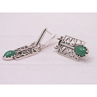 Серебряные серьги Ристна