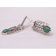 Серебряные серьги Ристна