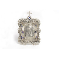 Серебряная икона Семистрельная