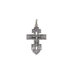 Серебряный крестик 76