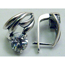 Серебряные серьги Приморськ