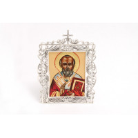 Серебряная икона 9