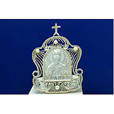 Серебряная икона 14 Николай Угодник