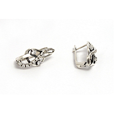 Серебряные серьги Нигелла
