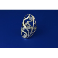 Серебряное кольцо Об