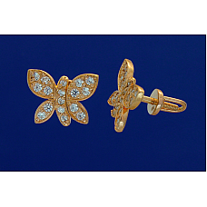 Серебряные серьги 253 з