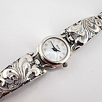 Серебряные женские часы 925 БРЮС