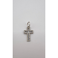 Серебряный крестик 135