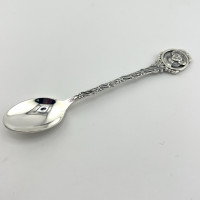 Кофейная серебряная ложка со знаком зодиака «Гороскоп»