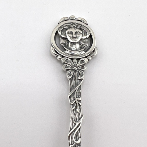 Кофейная серебряная ложка со знаком зодиака «Гороскоп»