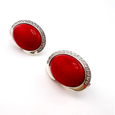 Серебряные серьги Сафлор 2