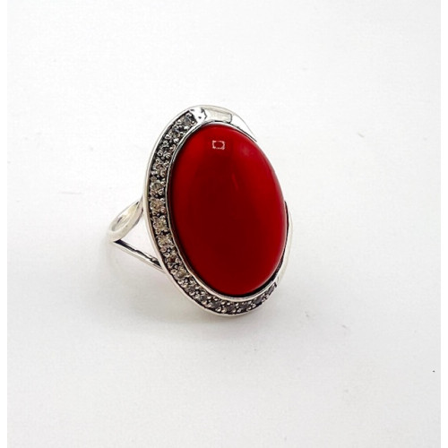 Серебряное кольцо Сафлор 2