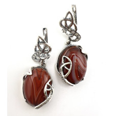 Серебряные серьги Васса