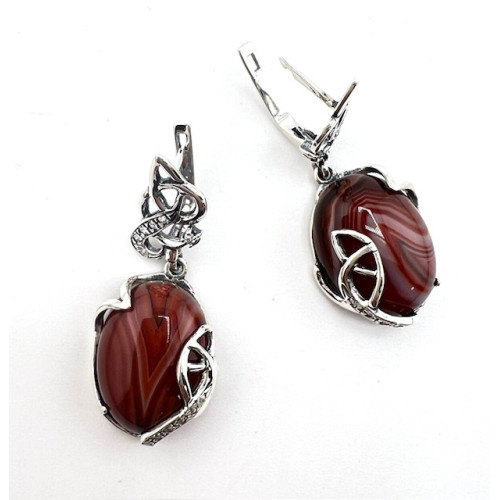 Серебряные серьги Васса
