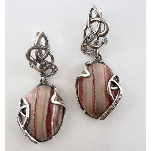 Серебряные серьги Васса