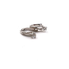 Серебряные серьги 333  (родированное покрытие)