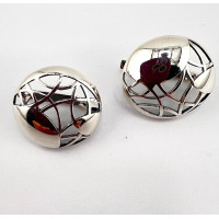 Серебряные серьги Васат