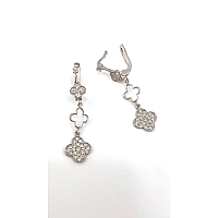 Срібні сережки 419 (родієве покриття)