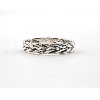 Серебряное кольцо Коса