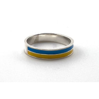 Срібна каблучка Єдність ем