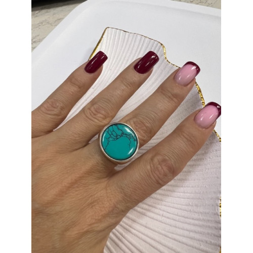 Серебряное кольцо Небраска